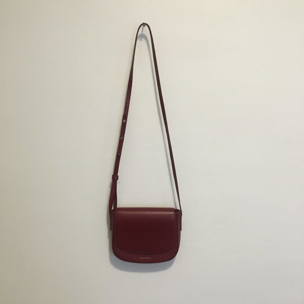 Mansur Gavriel Small Classic Bag in Burgandy